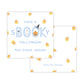 Kids Halloween Tags or Stickers - Book (Blue)