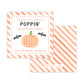Kids Halloween Tags or Stickers - Pop It (Orange)