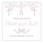 Kids Halloween Tags or Stickers - Ballet
