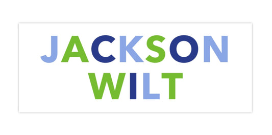 Name Labels - Blue/Green Color Block