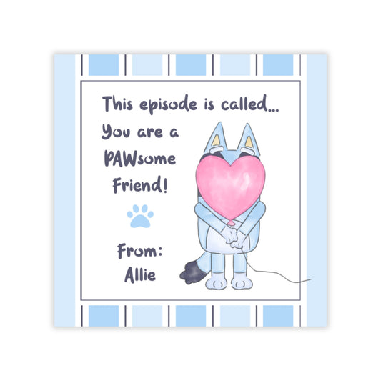 Blue Heeler Valentine (Pink)