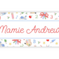 Personalized Water-Resistant Name Labels for School Supplies | 60 Pack (1x2.625") | Preppy School Days, Script