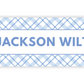 Personalized Water-Resistant Name Labels for School Supplies | 60 Pack (1x2.625") | Blue Plaid