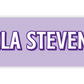 Personalized Water-Resistant Name Labels for School Supplies | 60 Pack (1x2.625") | Bubble Text - Purple
