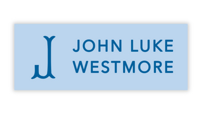 Personalized Water-Resistant Name Labels for School Supplies | 60 Pack (1x2.625") | Monogram - Blue