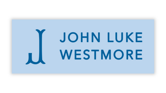 Personalized Water-Resistant Name Labels for School Supplies | 60 Pack (1x2.625") | Monogram - Blue