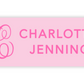 Personalized Water-Resistant Name Labels for School Supplies | 60 Pack (1x2.625") | Monogram - Pink