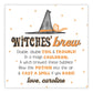 Kids Halloween Tags or Stickers - Witches Brew Bubbles (Orange)