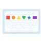 Laminated Shapes and Tracing Placemat (Blue)